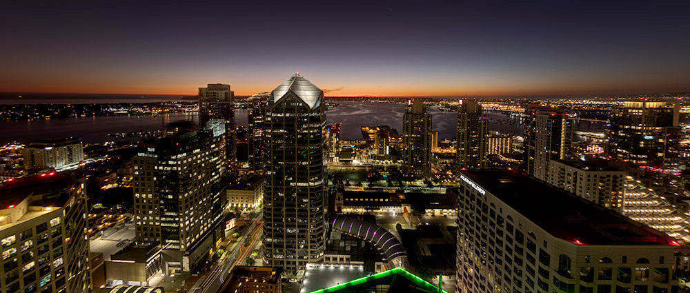 San Diego Night Skyline