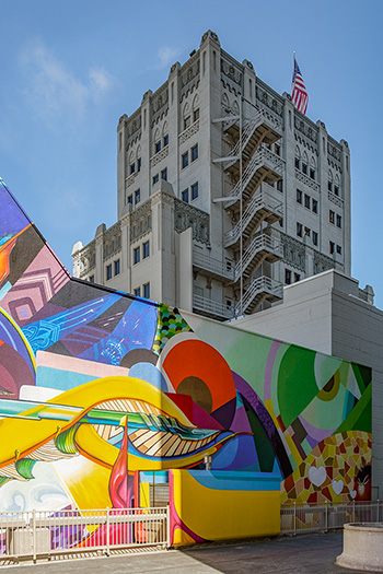 Union Bank 530 B St. - Inception's Reflections - mural