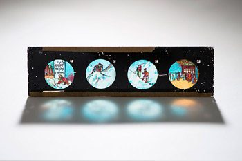 Magic Lantern slide - The Animal Museum